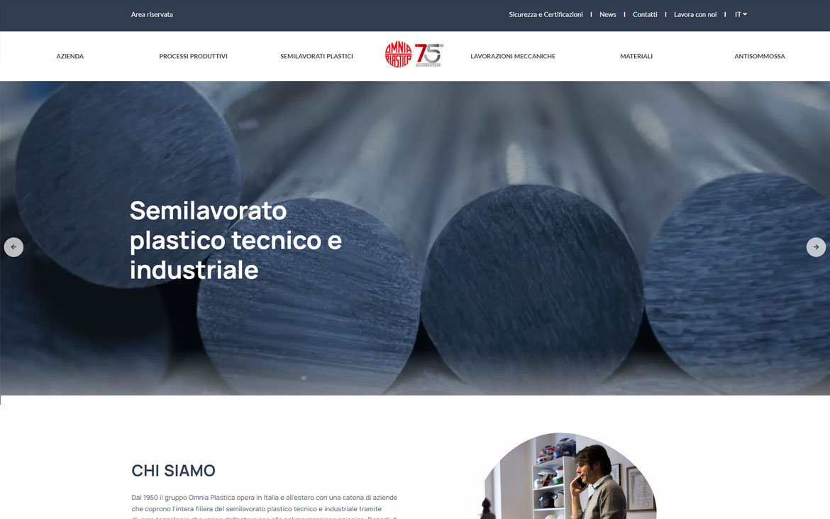 Sito Web con area riservata