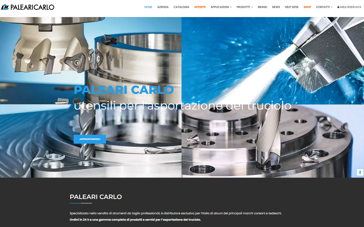 Sito web con ecommerce